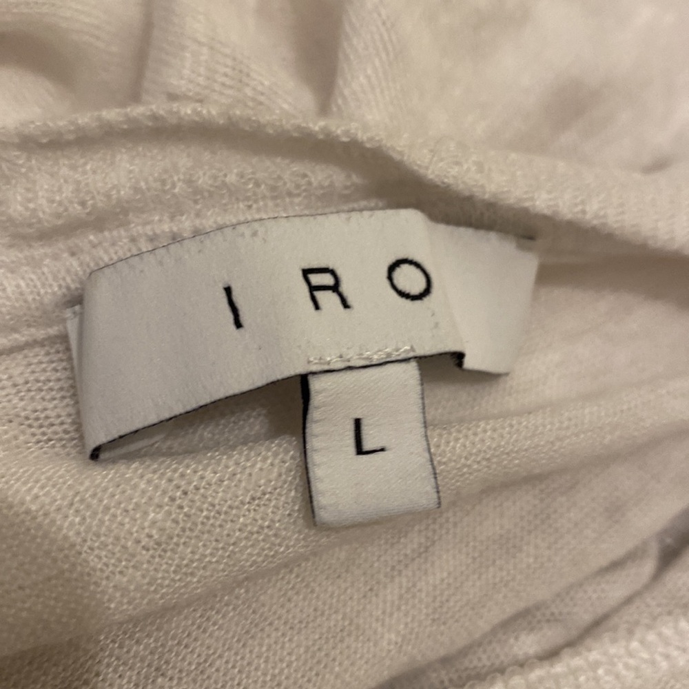 IRO Clay distressed white linen tee. Size L. Very good condition - Picture 6 of 11